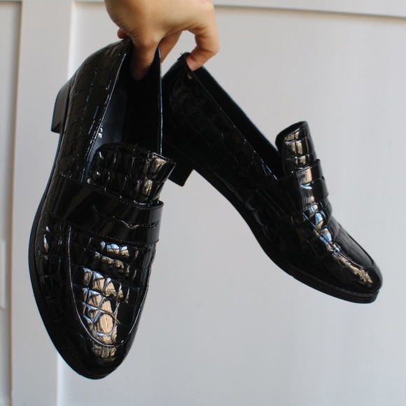 SOLD - Brand New NakedVice Crocodile Loafers – Real Patent Leather - Picture 1 of 4